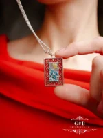 Подвеска этно серебро 925