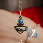 Кулон с бирюзой
