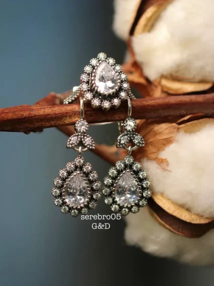 Фото товара серебряный комплект 925 пробы