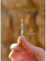 Брошь кинжал серебро 925