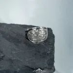 кольцо с чернью 925 пробы