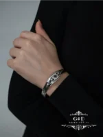 Фото товара Этно браслет дагестанский с чернью