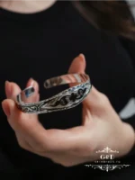 Фото товара Этно браслет дагестанский с чернью