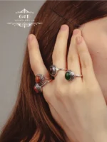 кольцо этно серебро 925 — изображение 5