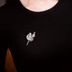 Серебряная брошь 925 пробы