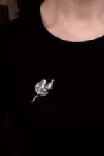 Серебряная брошь 925 пробы — изображение 7