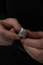 Дагестанское кольцо серебрянное 925 пробы — изображение 9