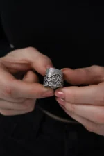 Дагестанское кольцо серебрянное 925 пробы — изображение 11