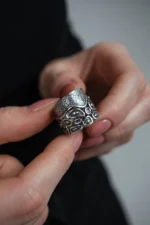 Дагестанское кольцо серебрянное 925 пробы — изображение 13