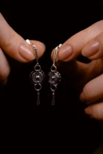 Серьги из серебра 925 проба - 5,8 грамм — изображение 10