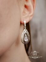 серебряные серьги в этно стиле — изображение 4