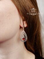 ювелирные серьги из серебра 925 — изображение 3