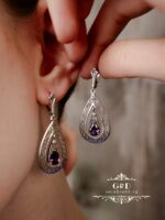 серебряные серьги 925 — изображение 8