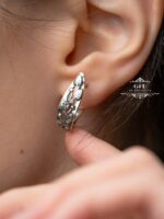 Ювелирные серьги ручной работы из серебра 925 пробы