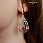 серебряные серьги 925