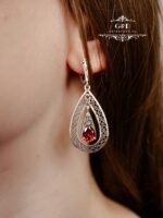 серебряные серьги 925