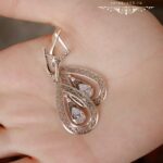 серебряные серьги в этно стиле