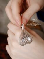 серебряные серьги в этно стиле — изображение 2