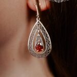 ювелирные серьги из серебра 925