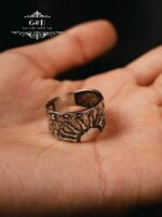 кольцо день ночь серебряный — изображение 9