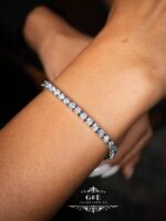 теннисный браслет из серебра — изображение 5