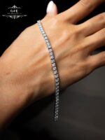 теннисный браслет из серебра — изображение 3