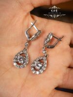изящные серьги серебряные — изображение 6