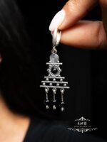 Этно серьги.серьги ручной работы из серебра — изображение 4