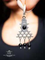 Этно серьги.серьги ручной работы из серебра — изображение 7