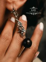 серьги с агатом — изображение 5