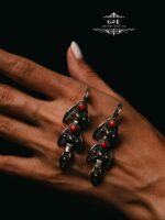 ювелирные серьги с кораллом — изображение 6