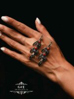 ювелирные серьги с кораллом — изображение 3