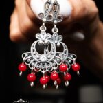 Этно серьги.серьги ручной работы из серебра