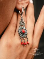 серьги с кораллом — изображение 3