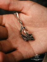 серебряный кулон с лунным камнем — изображение 4