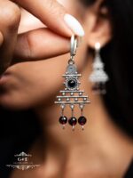 Этно серьги.серьги ручной работы из серебра — изображение 3