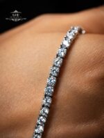 теннисный браслет из серебра — изображение 8