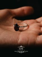 серебряное кольцо капля КРАСНЫЙ — изображение 14