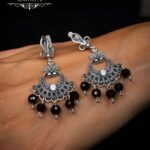 Этно серьги.серьги ручной работы из серебра